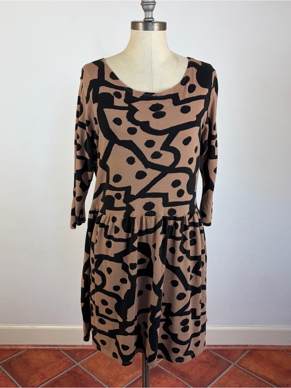 Nooworks Patterned Long Sleeve Dress